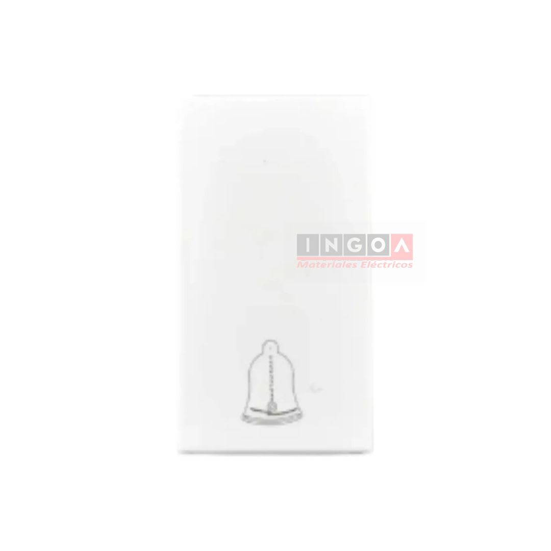 Modulo Pulsador Timbre 10A 250V Blanco - Lexo2