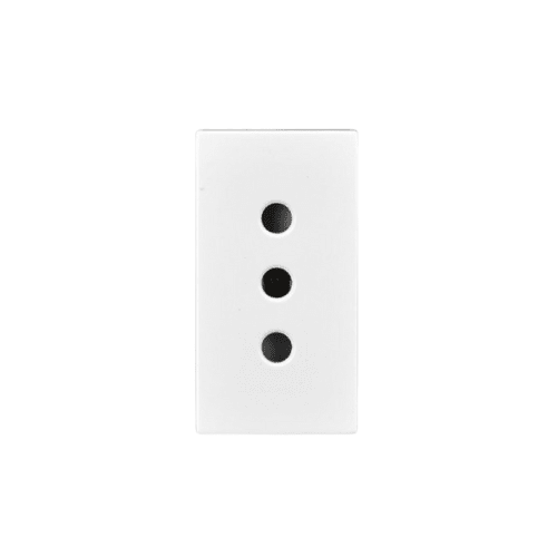 Modulo Enchufe 2P+T 10A 250V Blanco - Lexo 0
