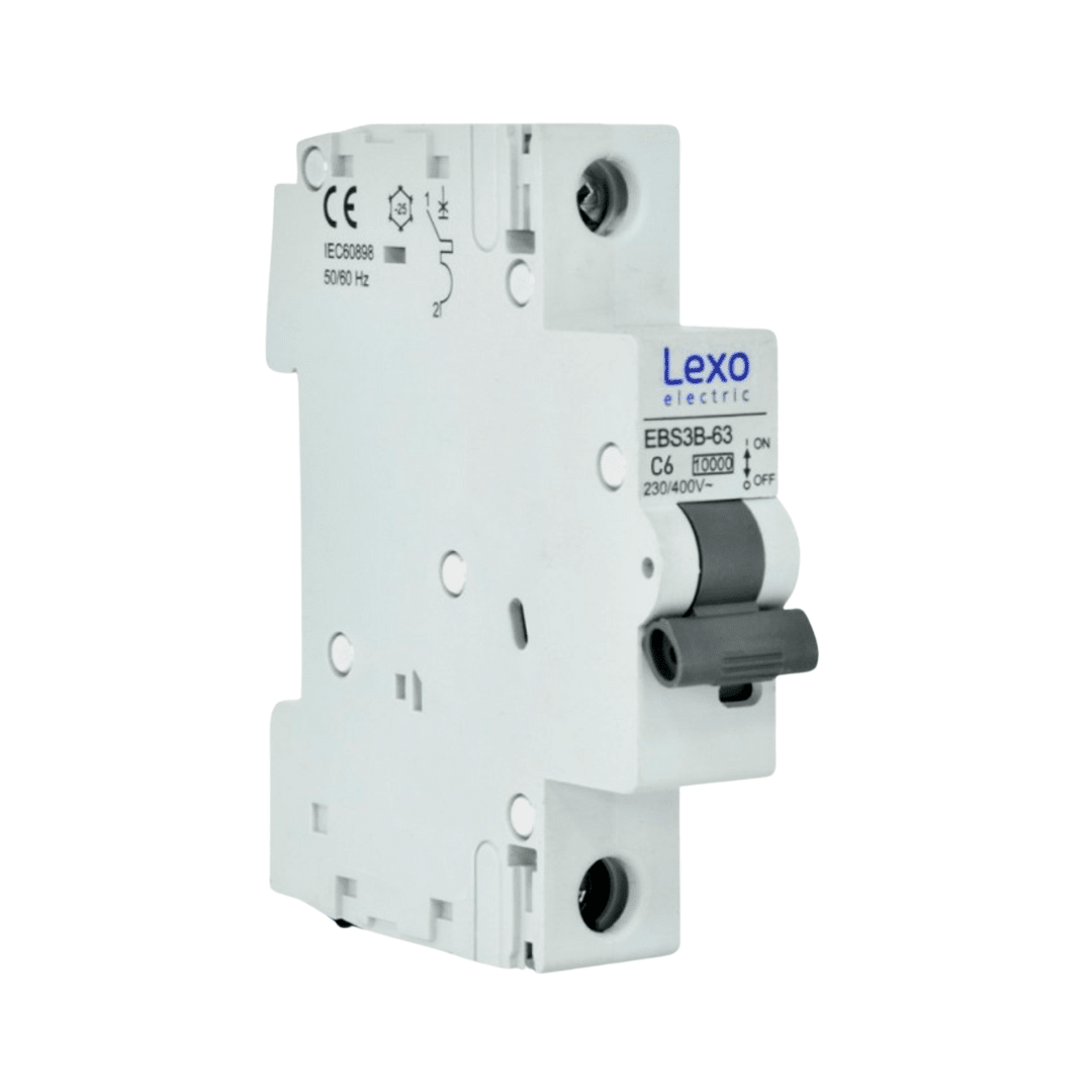 Int. Automatico Lexo 1x6A 10KA Curva C 0