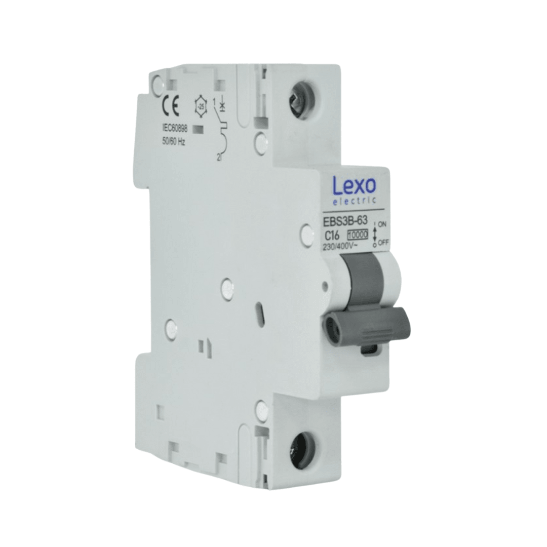 Int. Automatico Lexo 1x16A 10KA Curva C 0