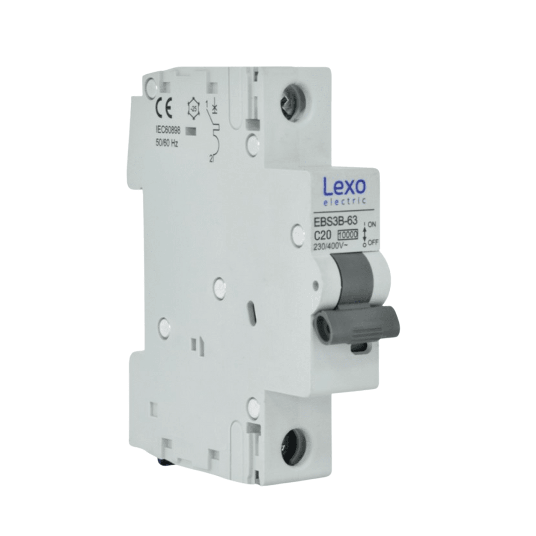 Int. Automatico Lexo 1x20A 10KA Curva C 0