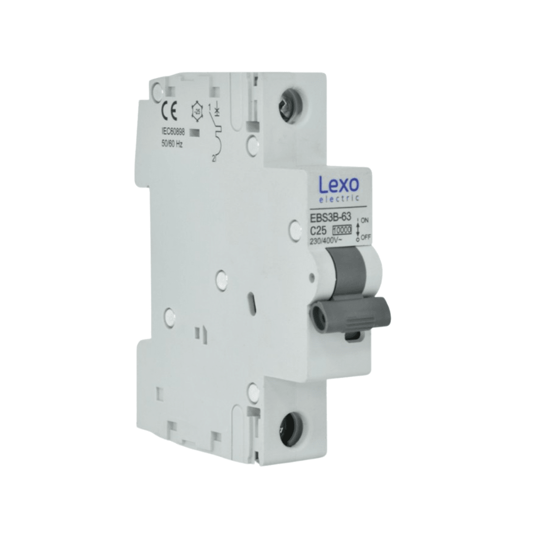 Int. Automatico Lexo 1x25A 10KA Curva C 0