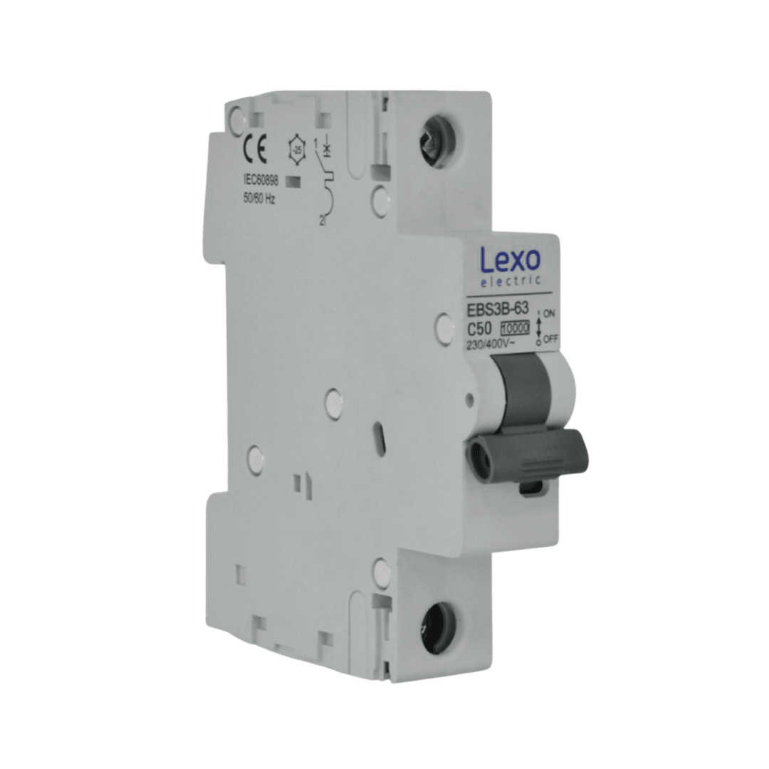 Int. Automatico Lexo 1x50A 10KA Curva C 0