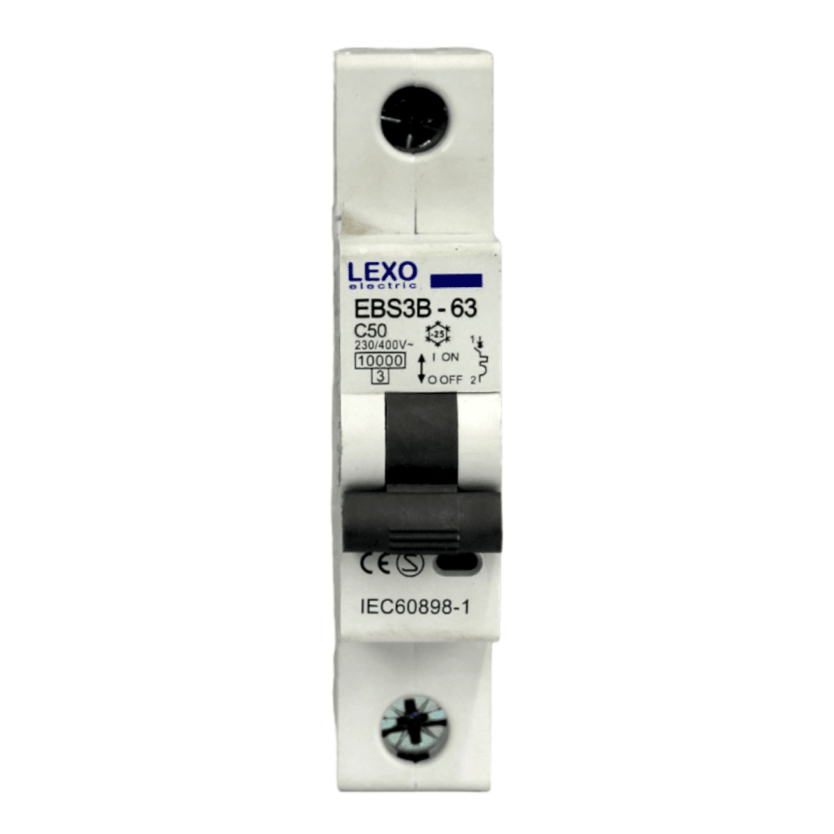 Int. Automatico Lexo 1x50A 10KA Curva C - Vista 2