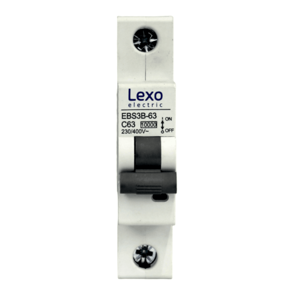 Int. Automatico Lexo 1x63A 10KA Curva C - Vista 2
