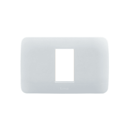 Placa Tapa 1 Modulo Color Blanco - Lexo 0