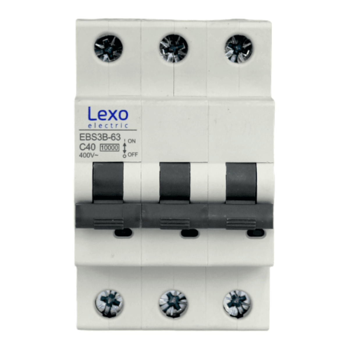 Int. Automatico Lexo 3x40A 10KA Curva C - Vista 2
