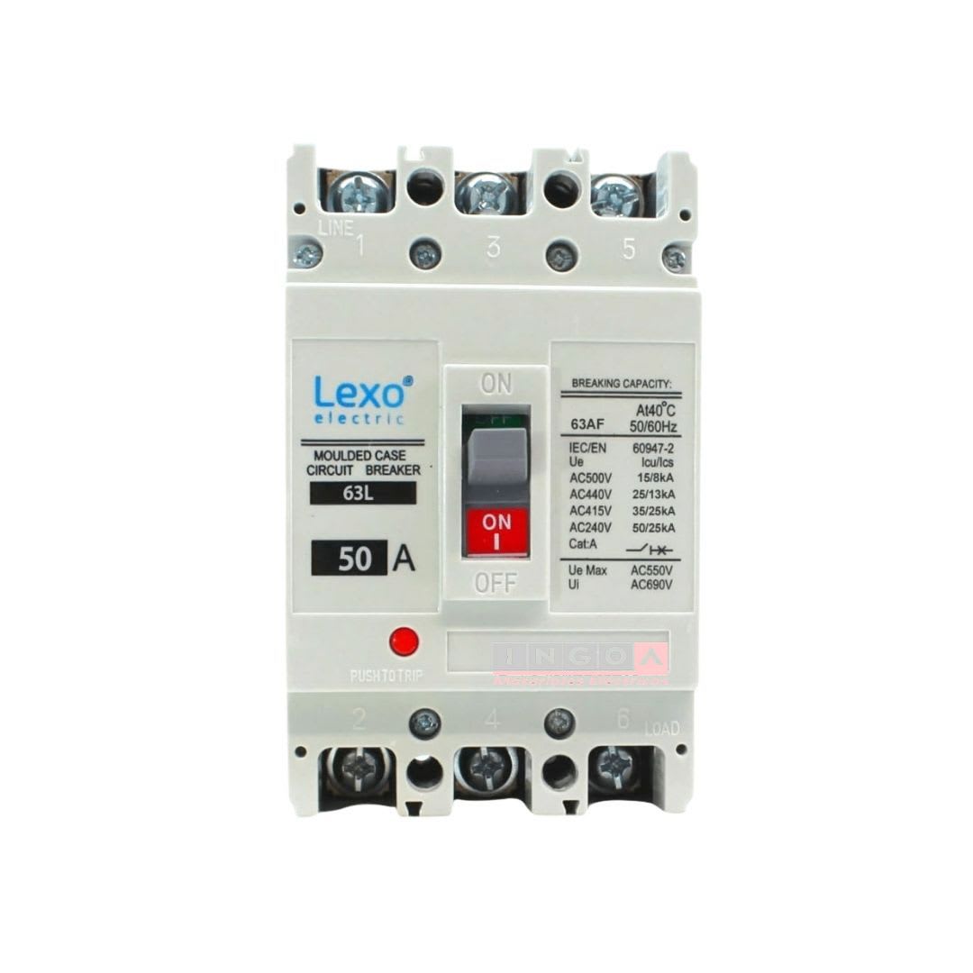 Interruptor Automatico Caja Moldeada 3x50A 25KA Lexo2