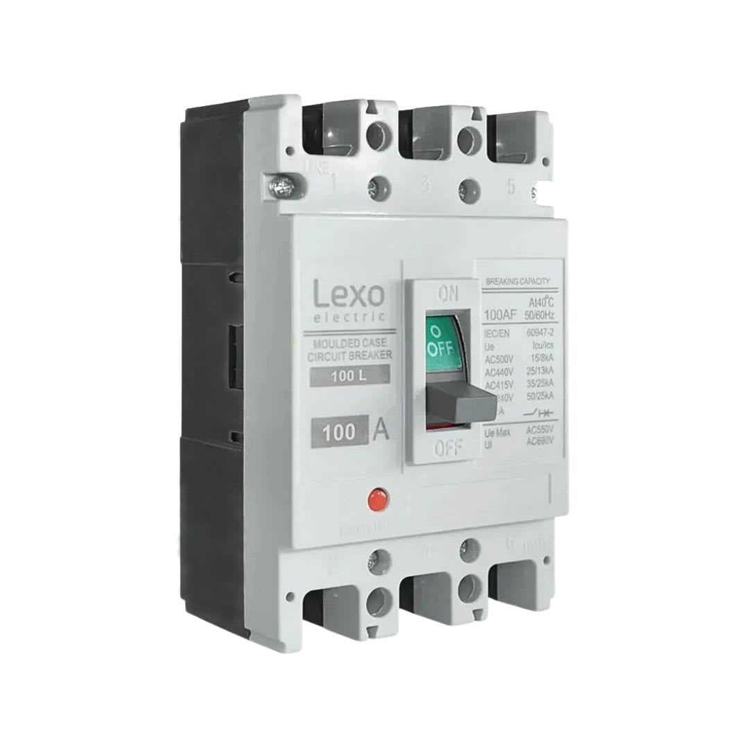 Interruptor Automatico Caja Moldeada 3x100A 35KA Lexo 0