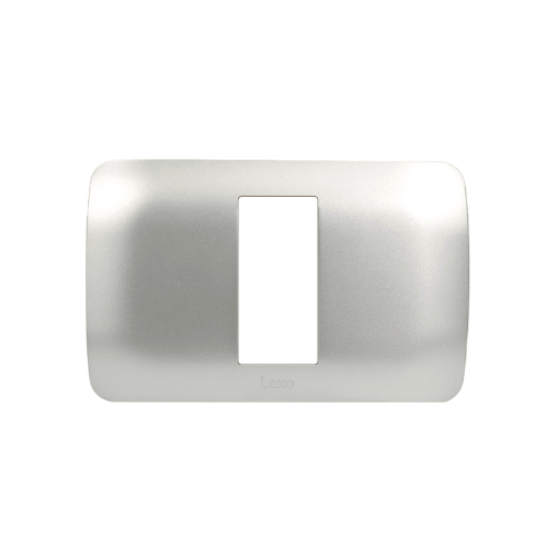 Placa Tapa 1 Modulo Color Plata - Lexo 0