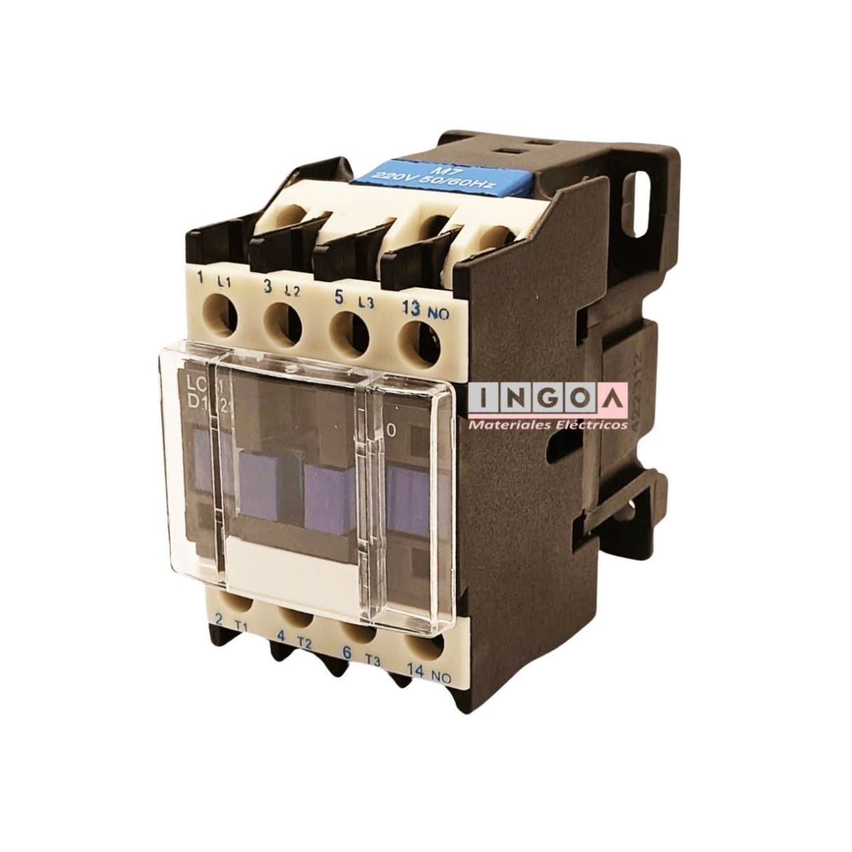 Contactor Trifasico 12A 1NO Bobina 220V Lexo2