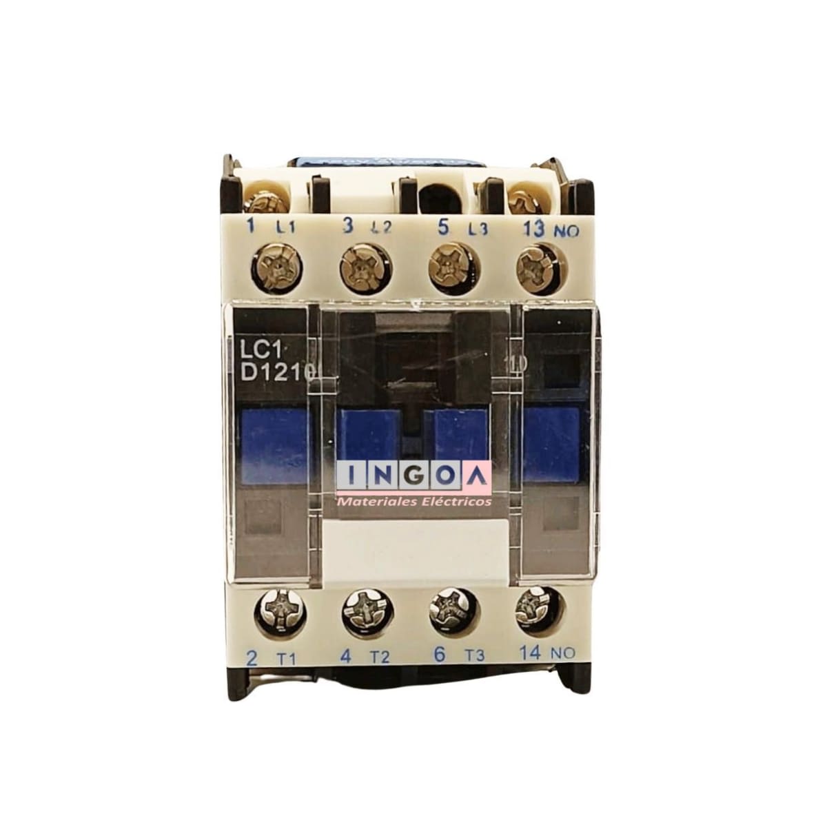 Contactor Trifasico 12A 1NO Bobina 220V Lexo - Vista 3