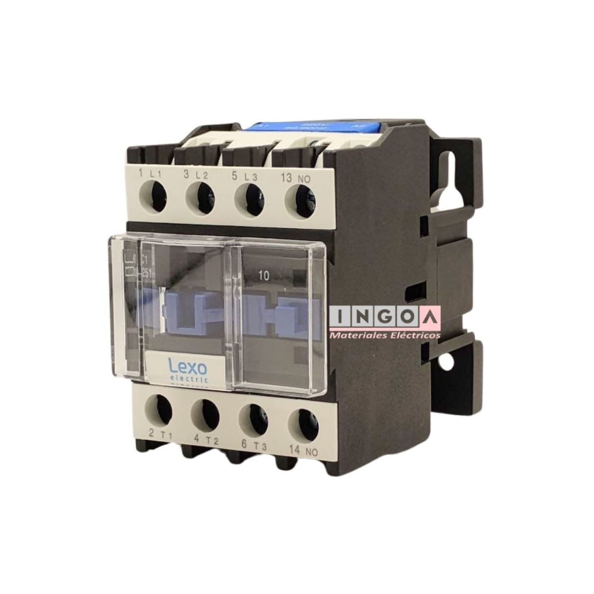 Contactor Trifasico 25A 1NO Bobina 220V Lexo - Vista 2