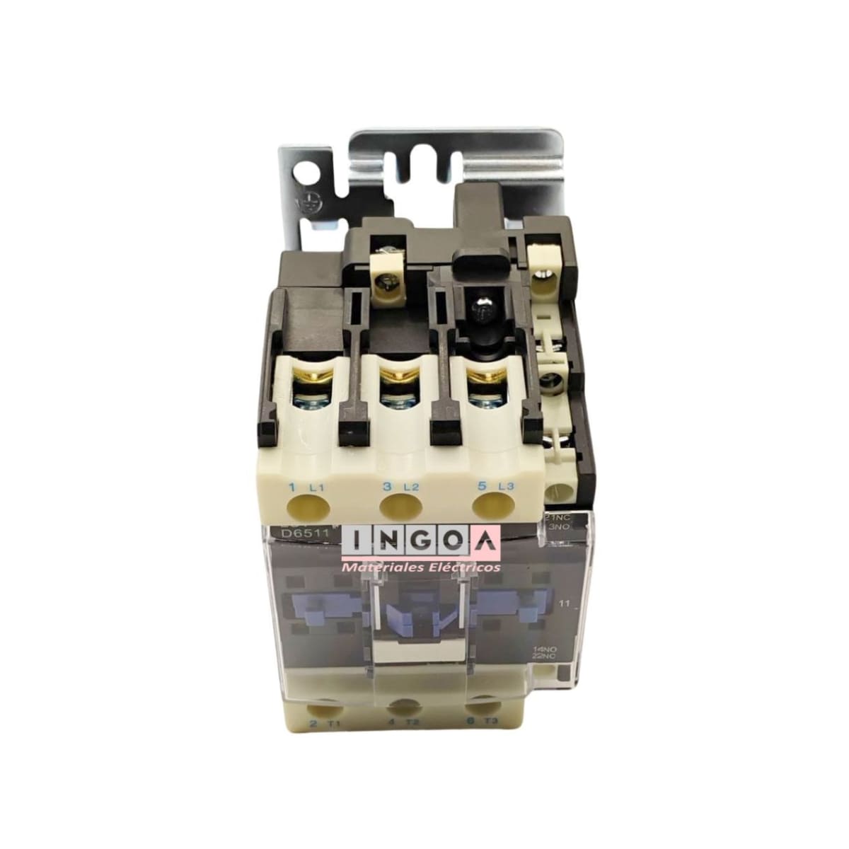 Contactor Trifasico 65A 1NO+1NC Bobina 220V Lexo - Vista 9