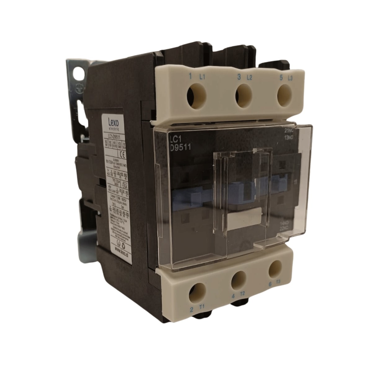 Contactor Trifasico 95A 1NO+1NC Bobina 220V Lexo 0