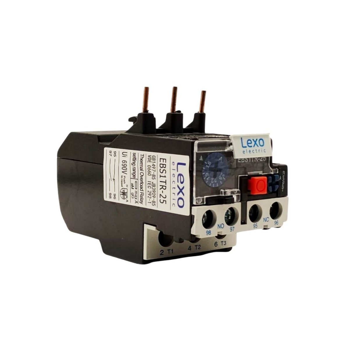 Rele Termico para Contactor 1.6 - 2.5A Lexo 0