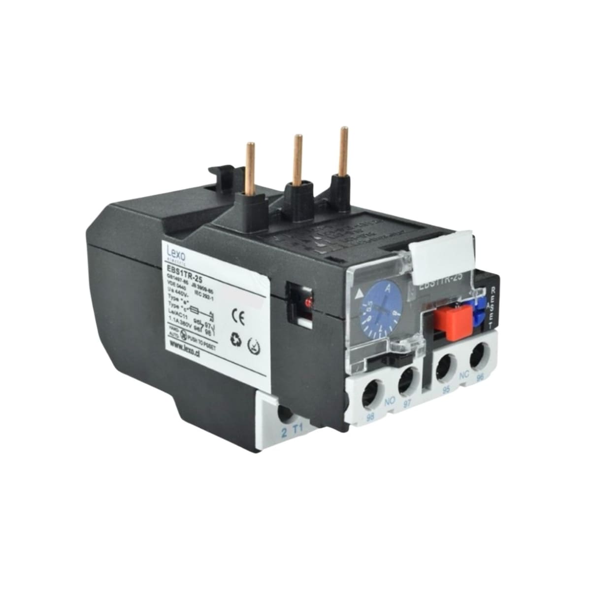 Rele Termico para Contactor 2.5 - 4A Lexo 0