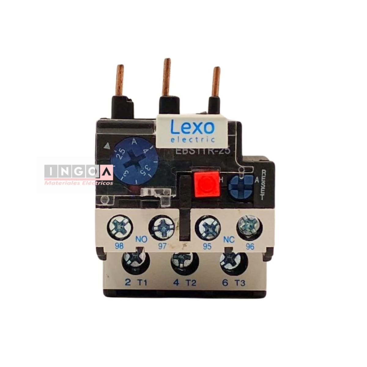 Rele Termico para Contactor 2.5 - 4A Lexo3
