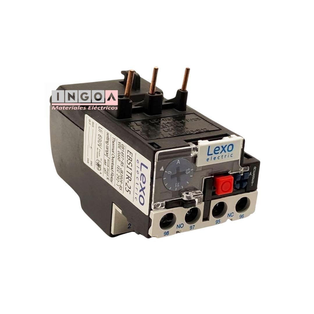 Rele Termico para Contactor 9 - 13A Lexo3