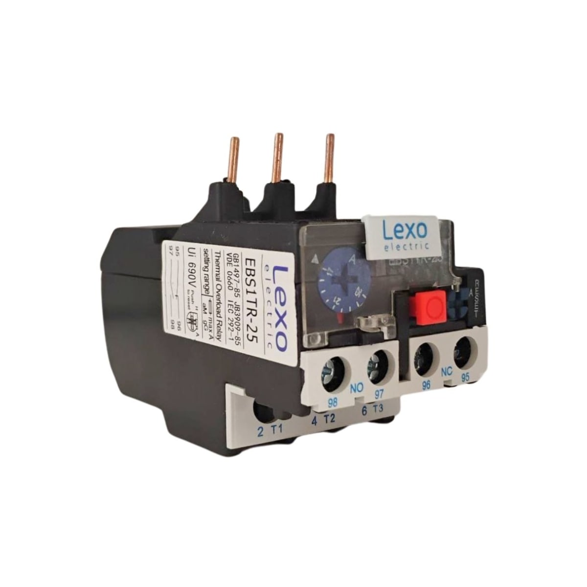 Rele Termico para Contactor 17 - 25A Lexo 0