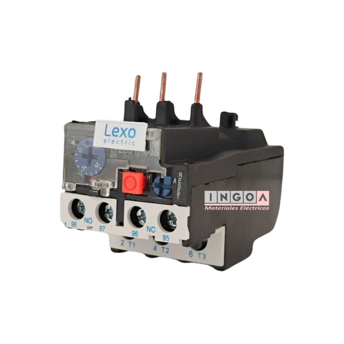 Rele Termico para Contactor 17 - 25A Lexo - Vista 2