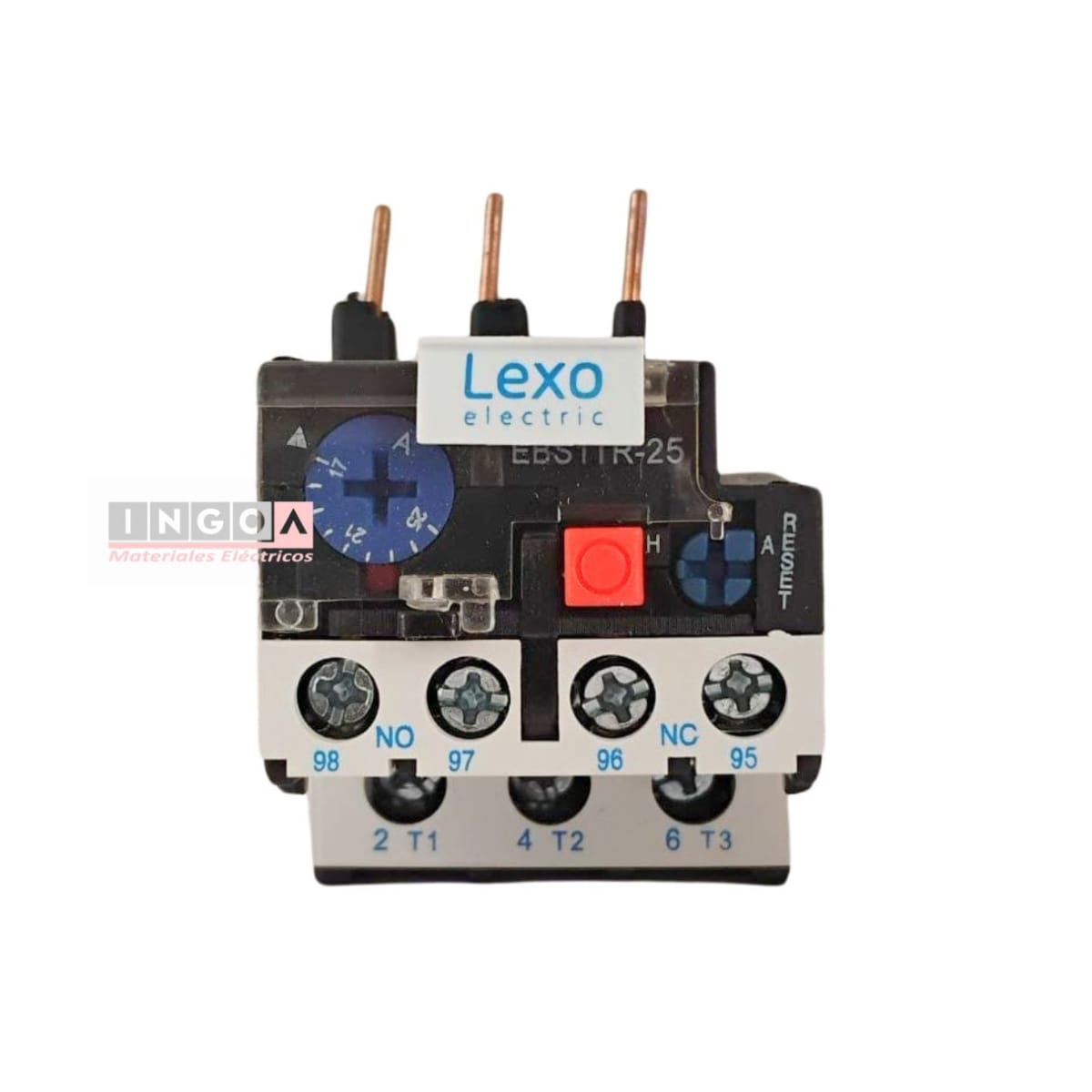 Rele Termico para Contactor 17 - 25A Lexo - Vista 3