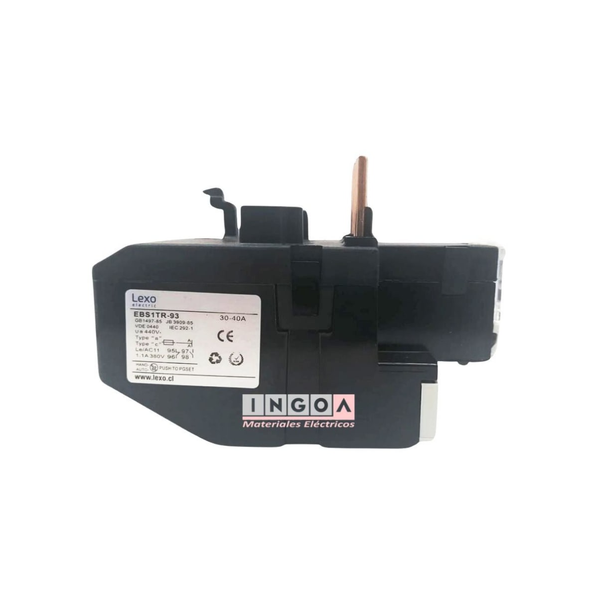 Rele Termico para Contactor 30 - 40A Lexo - Vista 4