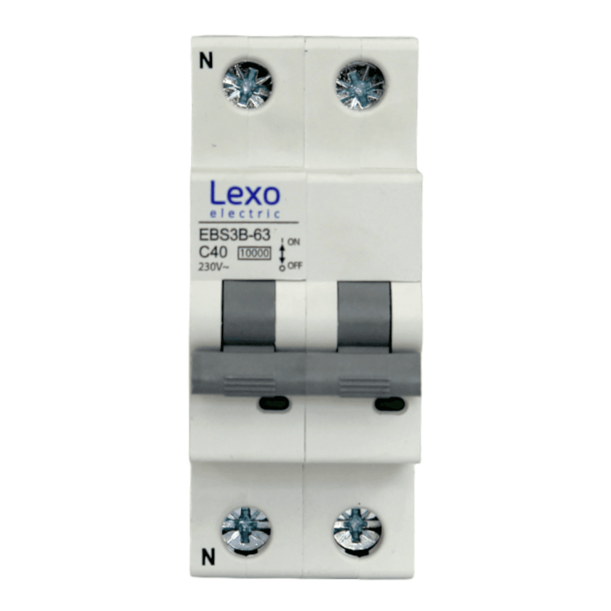 Int. Automatico Lexo Omnipolar 2x40A 10KA Curva C - Vista 2