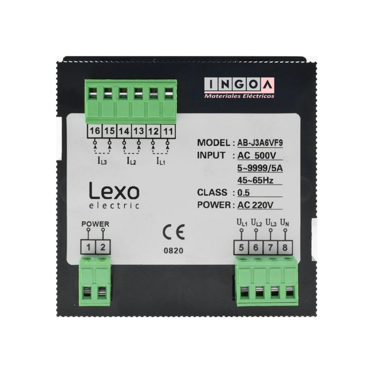 Analizador de Red Multifuncional IP40 - Lexo 5350120 - Vista 3