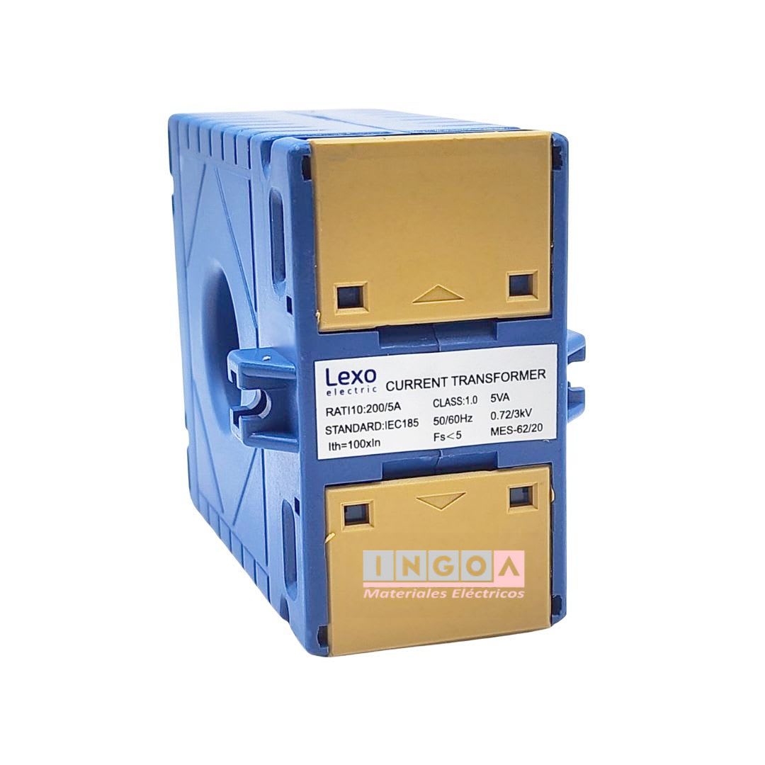 Transformador de Corriente Toroide 200/5A Clase 1 Lexo2