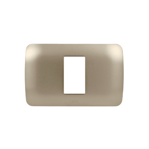 Placa Tapa 1 Modulos Color Titanio - Lexo 0