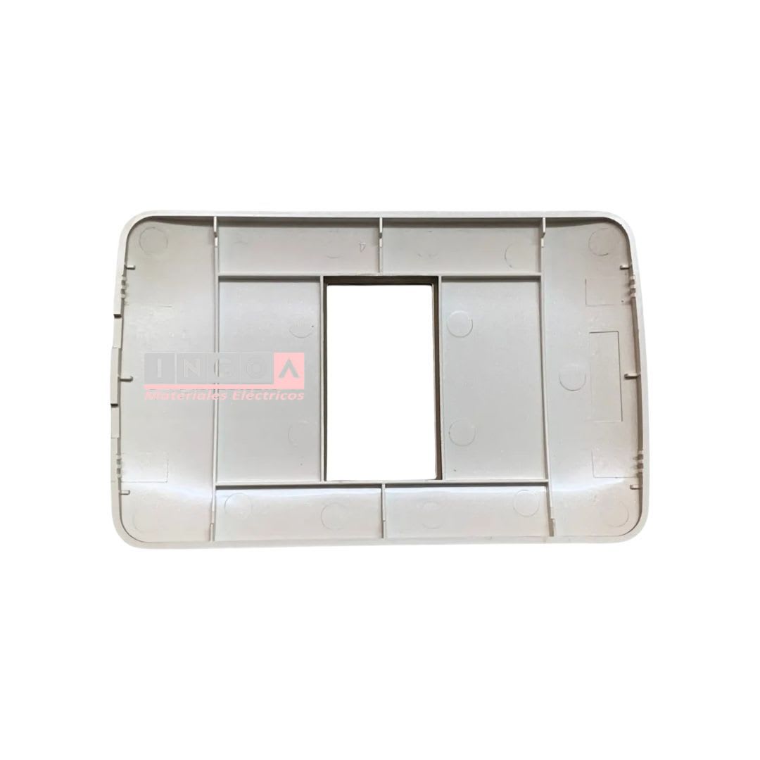 Placa Tapa 1 Modulos Color Titanio - Lexo4