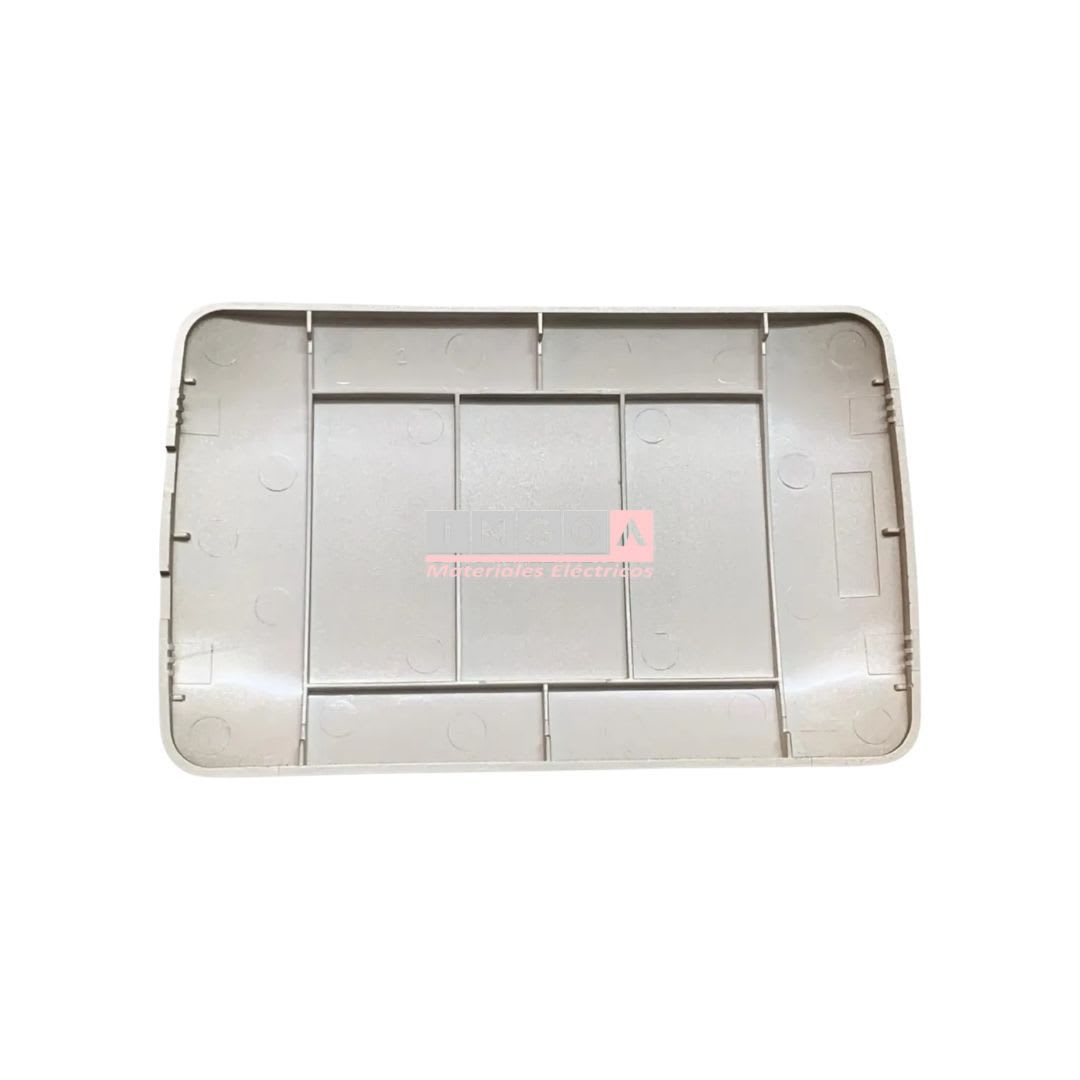 Placa Tapa Ciega Sin Soporte Color Titanio - Lexo4