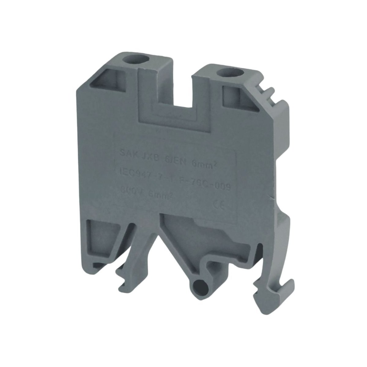 Borne Gris 6mm2 - 57A 800V 0