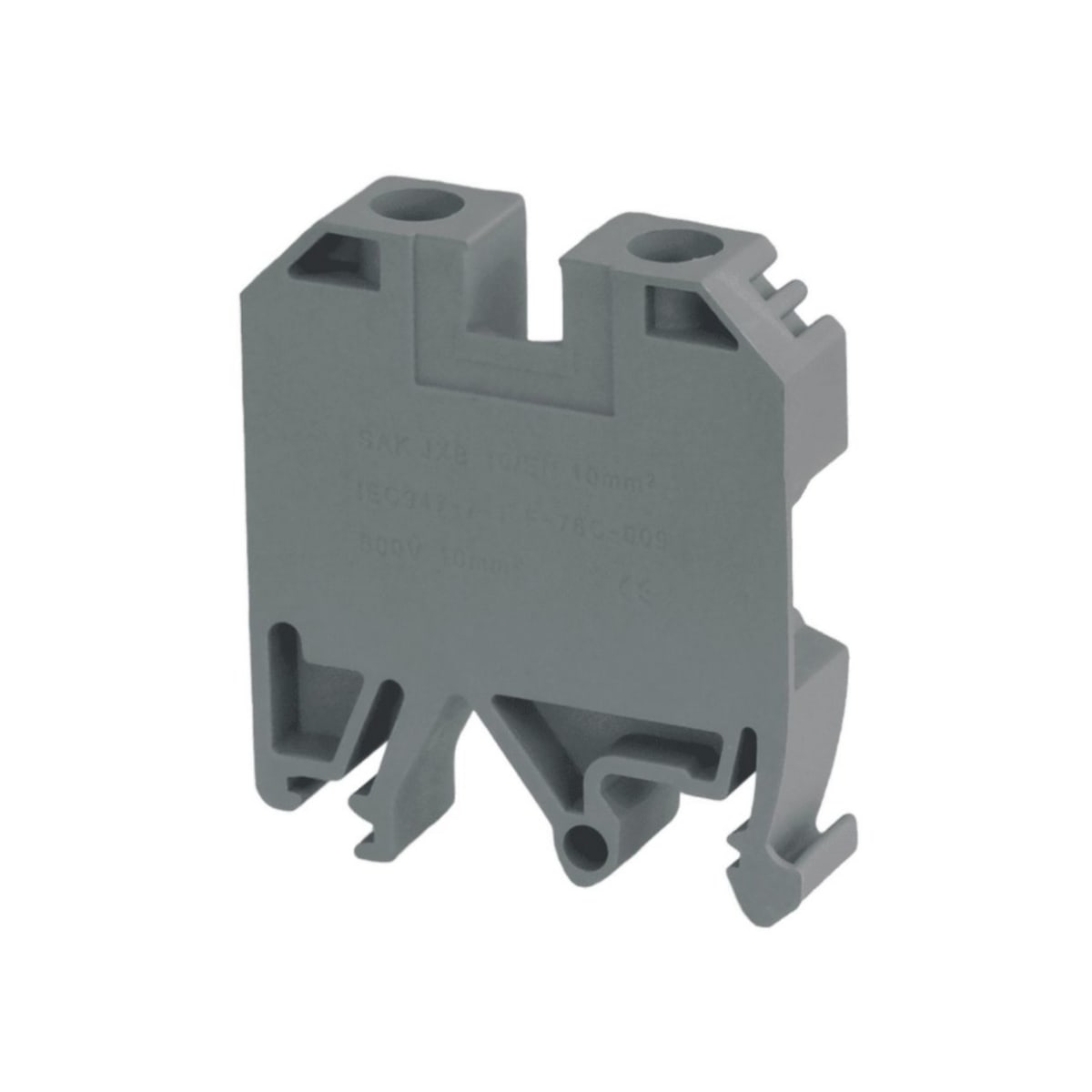 Borne Gris 10mm2 - 75A 800V 0