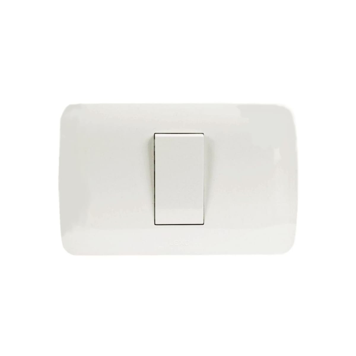 Interruptor Simple Emb. 9/12 10A 250V Blanco - Lexo 0