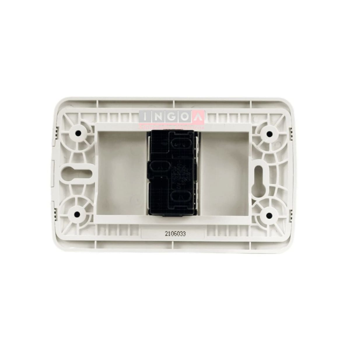 Interruptor Simple Emb. 9/12 10A 250V Blanco - Lexo - Vista 3