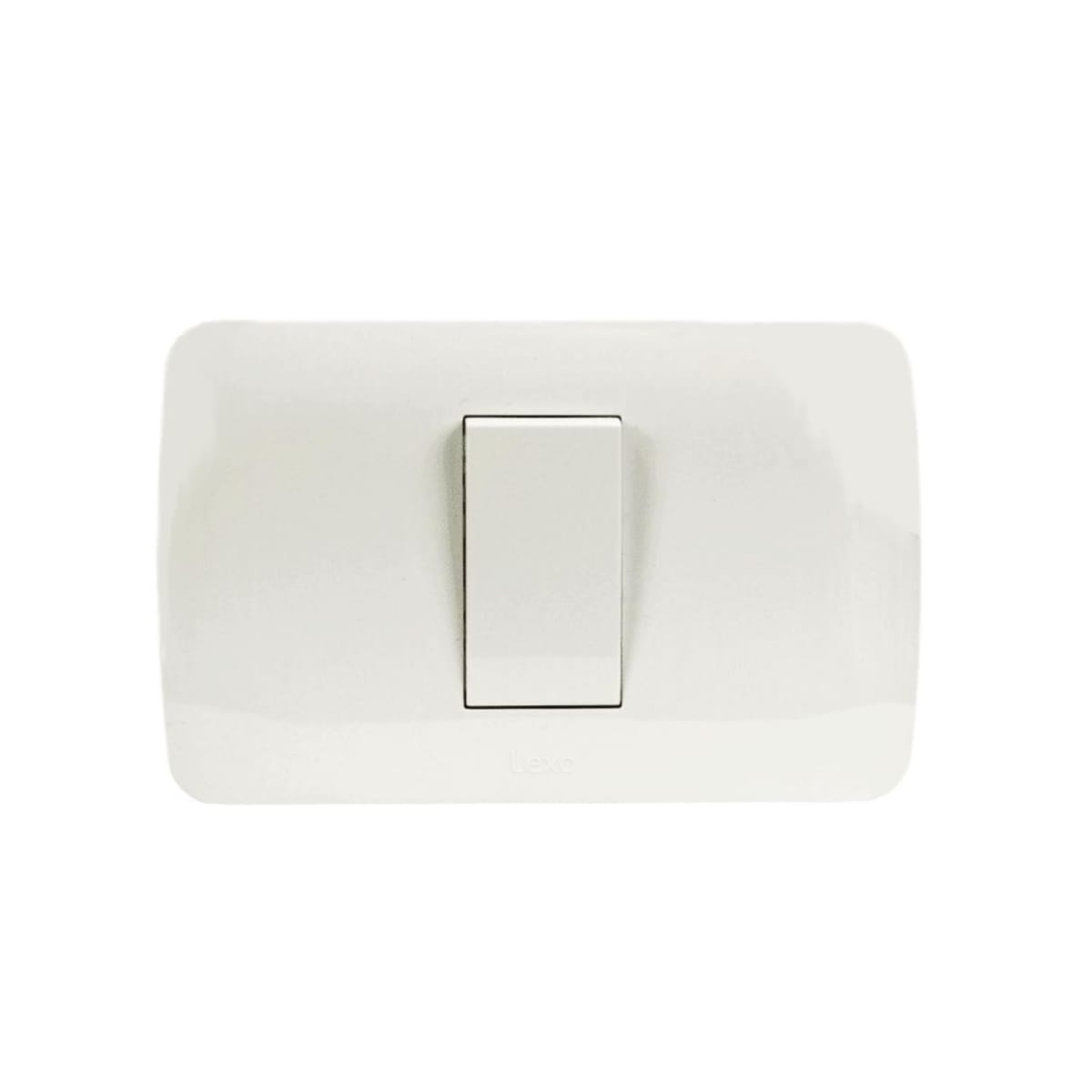 Interruptor Simple Emb. 9/24 10A 250V Blanco - Lexo 0