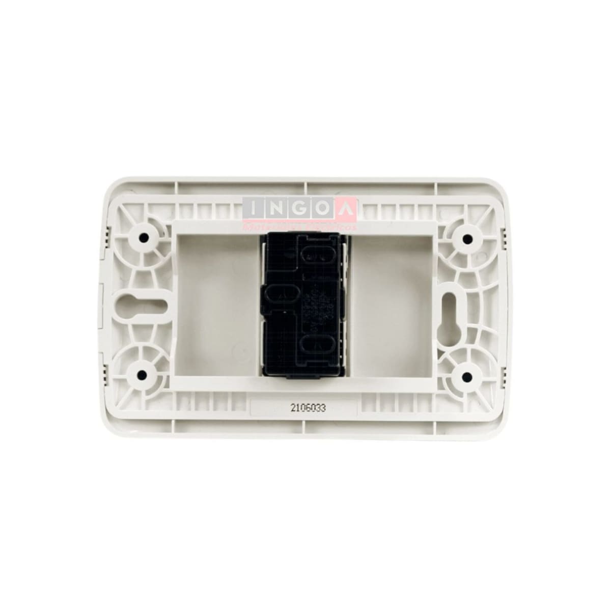 Interruptor Simple Emb. 9/24 10A 250V Blanco - Lexo - Vista 3