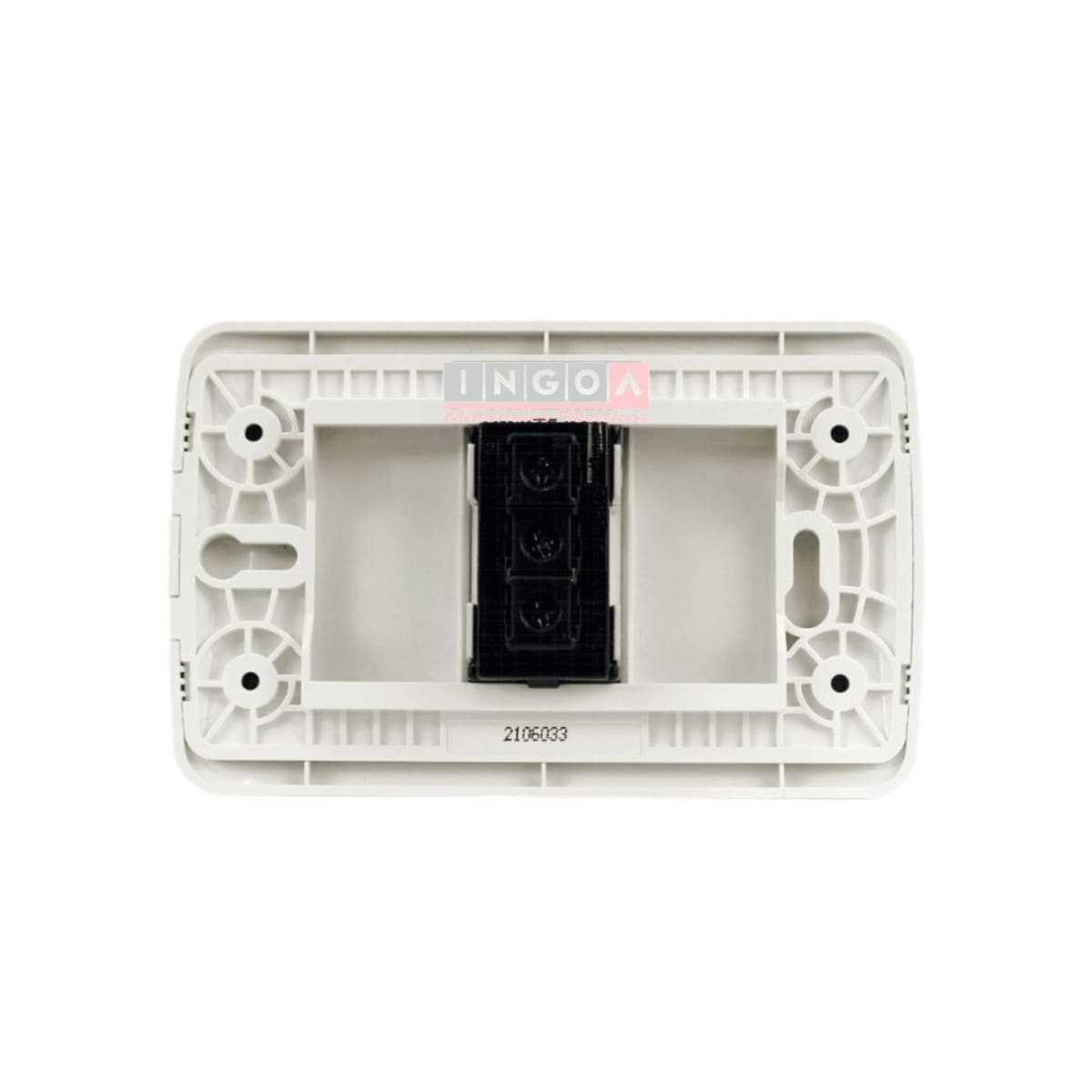 Enchufe Simple Emb. 10A 250V Blanco - Lexo - Vista 3