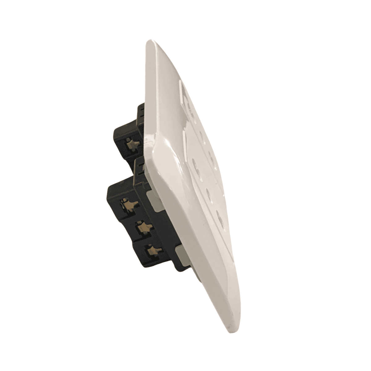 Enchufe Doble Emb. 10/16A 250V Blanco - Lexo - Vista 3