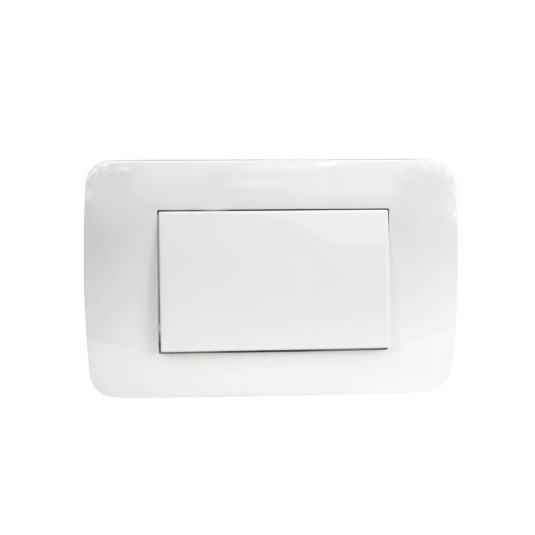 Interruptor Emb. 9/12 Teclon 73MM 10A 250V Blanco Lexo 0