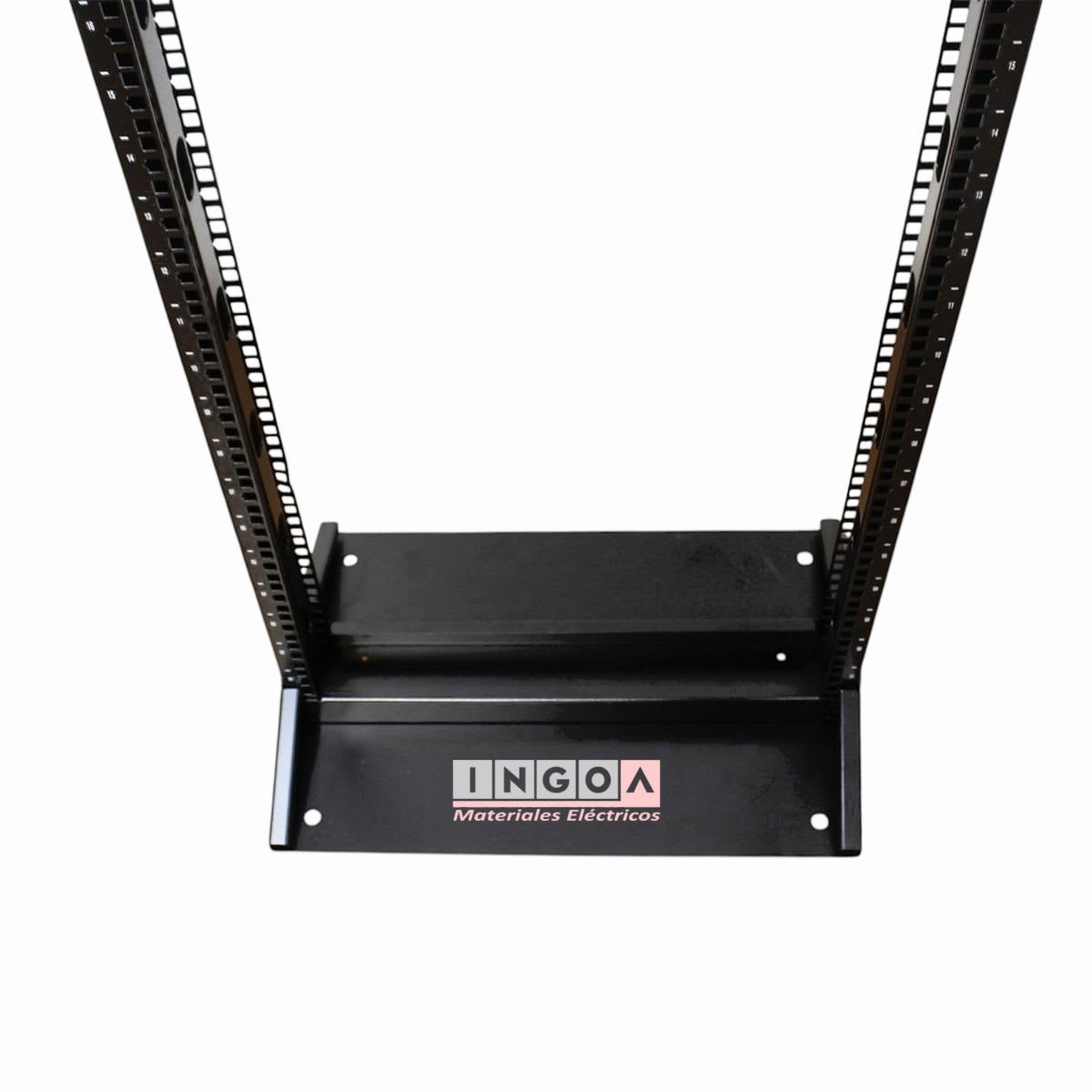 Interruptor Doble Emb. 9/15 Teclones 35,6MM 10A 250V Negro Linea Andes Lexo4