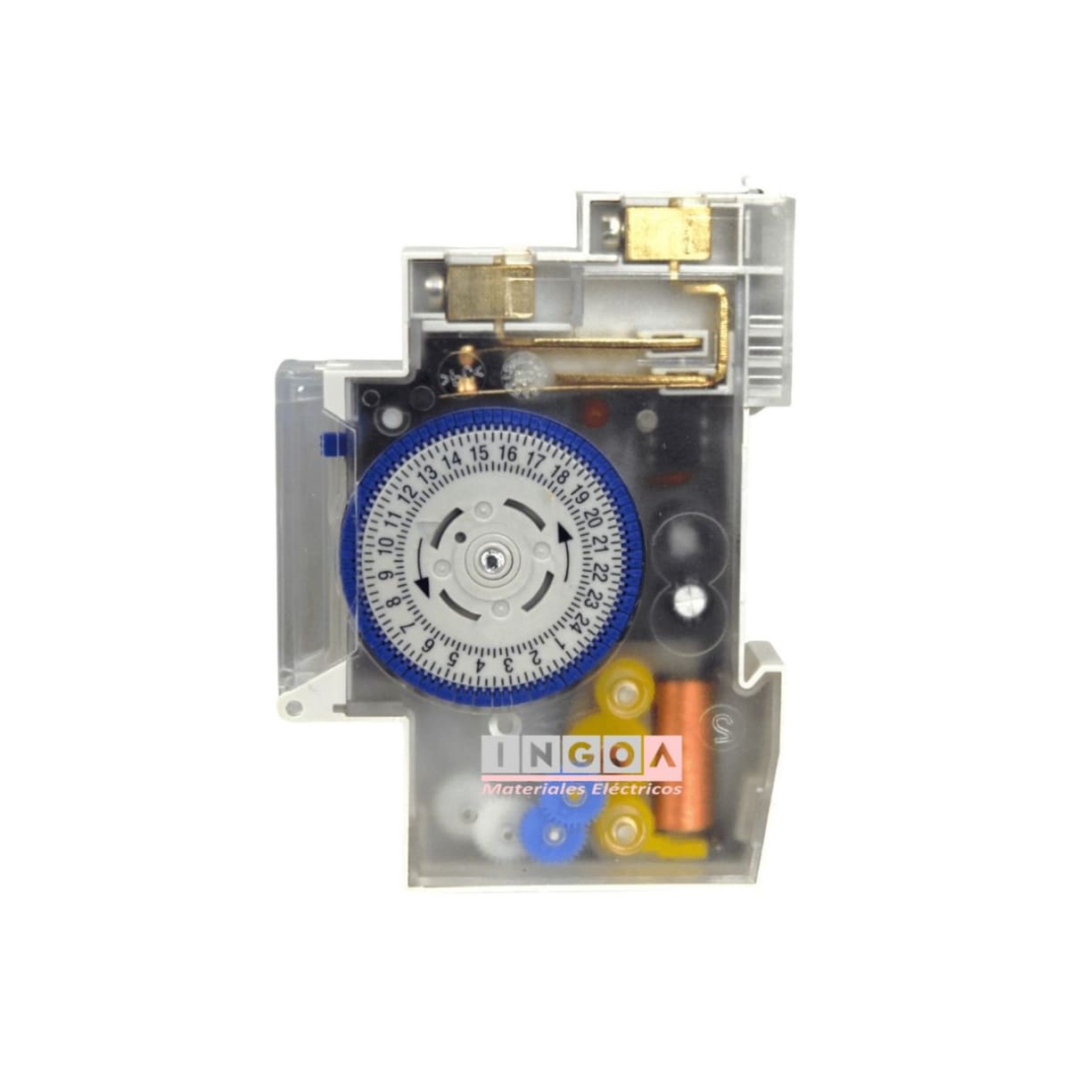 Timer Interruptor Analogico 16A 220V (1 modulo) Con Reserva de 72 Hrs - Lexo - Vista 5