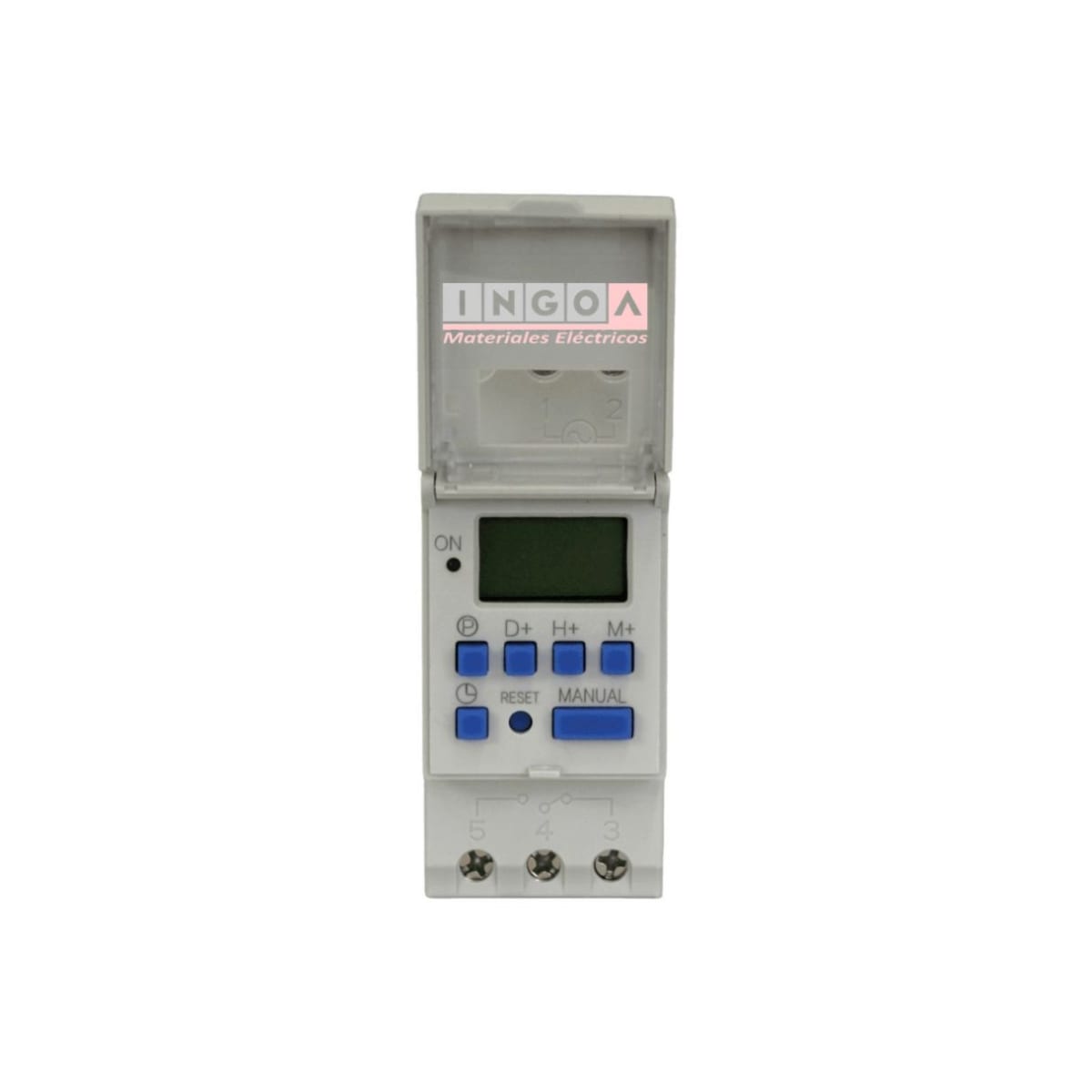 Timer Interruptor Digital 15A 220V Reserva de Func. de 150 Hrs - Lexo4