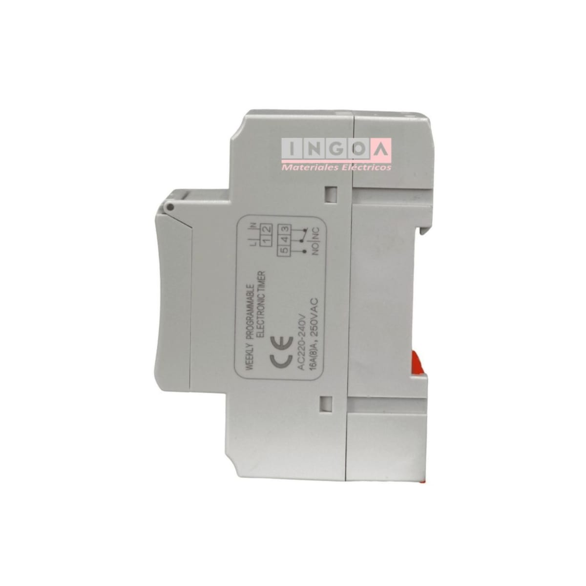 Timer Interruptor Digital 16A 220V Reserva de Func. de 150 Hrs - Lexo5