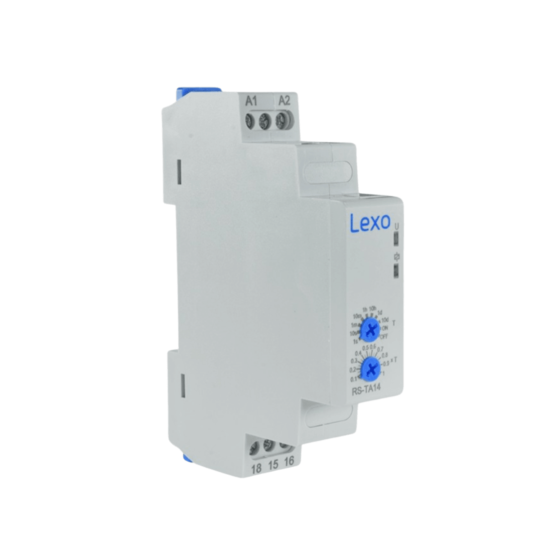 Rele On Delay Retardo a la Conexion RS-TA 14 1S-10D 12-240Vac/Vdc Lexo 0