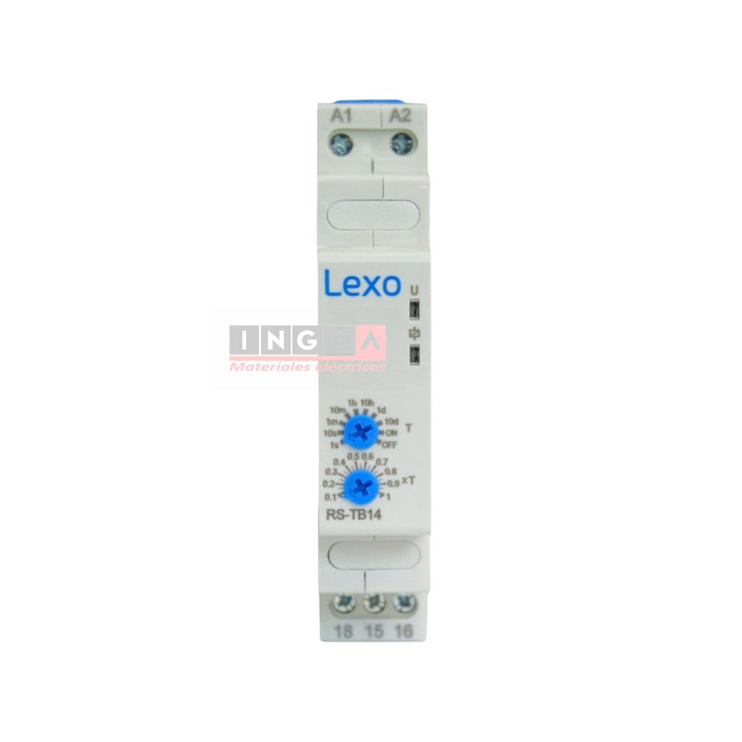 Rele Temporizado con Retardo a la Desconexion 12-240V AC/DC 1C/0 - Lexo2