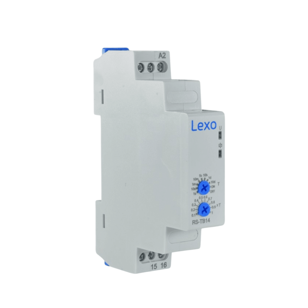 Rele Off Delay Retardo a la Desconexion RS-TB23 1S-10D 12-240Vac/Vdc Lexo 0