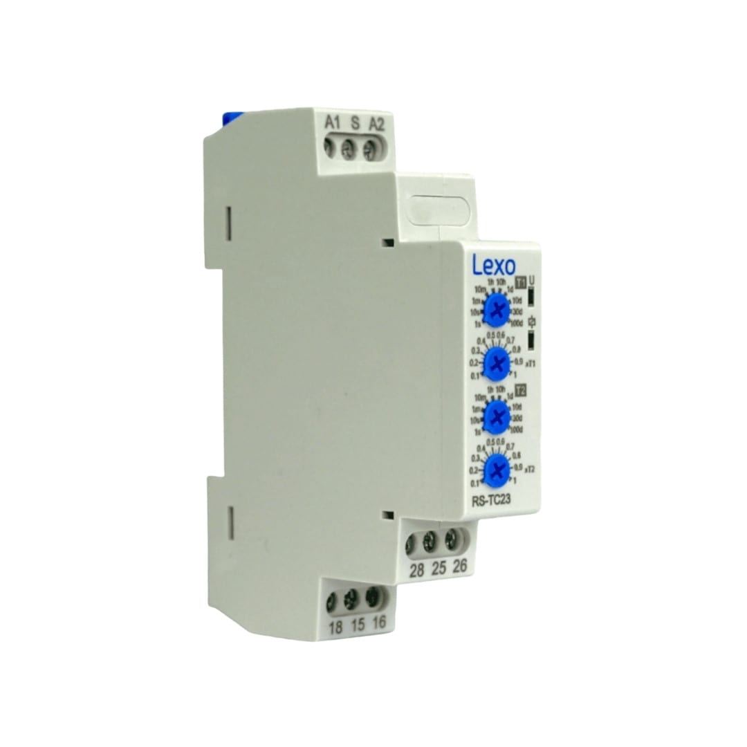 Rele Temporizado de Ciclo 24-240V AC/DC Contactosde Salida 2C/0 - Lexo 0
